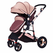 Baby Partroller 2019 China Baby Baby Factory Factory Mom Mom Mom Stroller 2019 / Aluminium Alliage en cuir Tissu en cuir 3-en-1 Babystroller /
